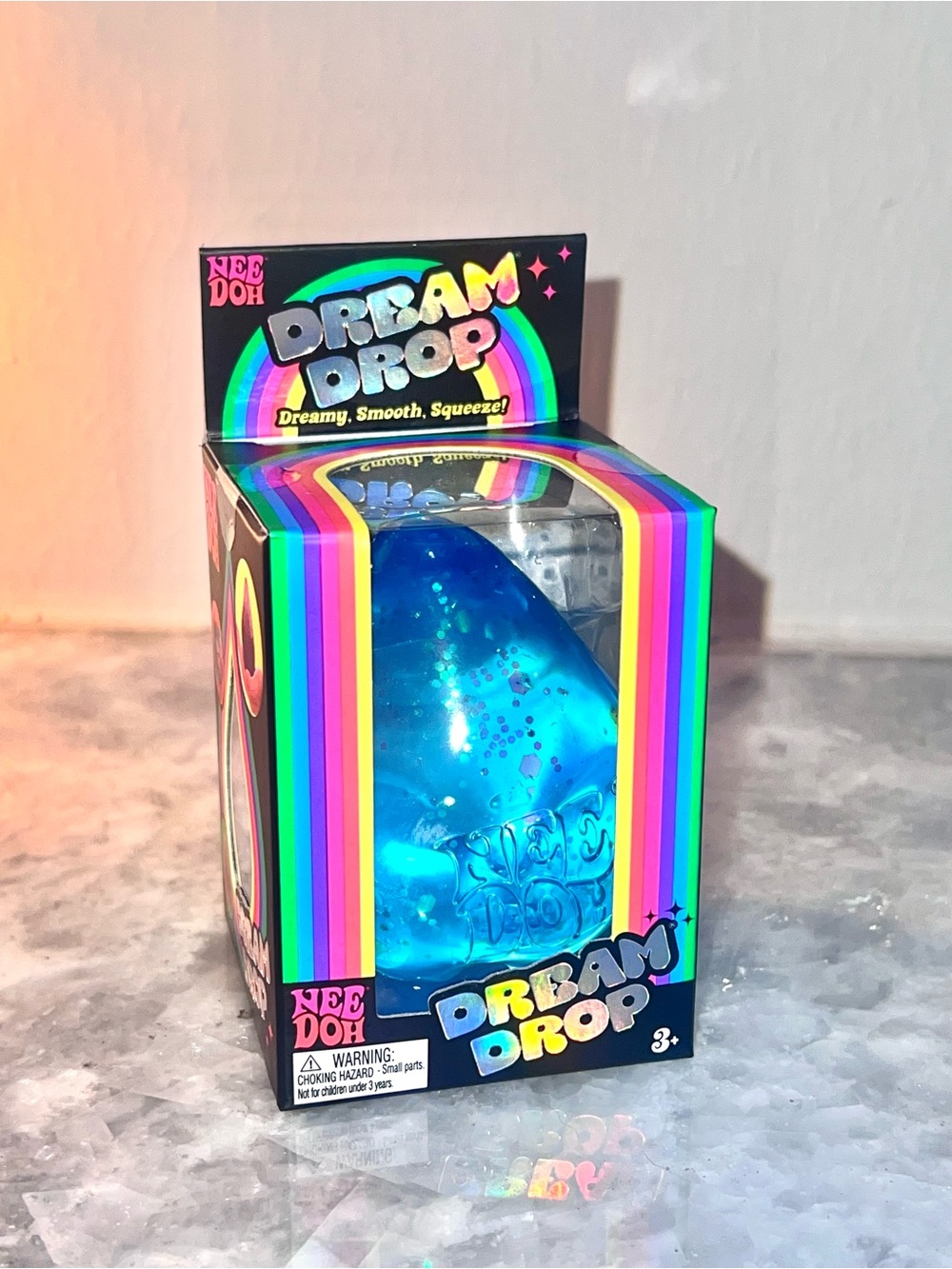 NeeDoh Dream Drop Blue Squishy Toy